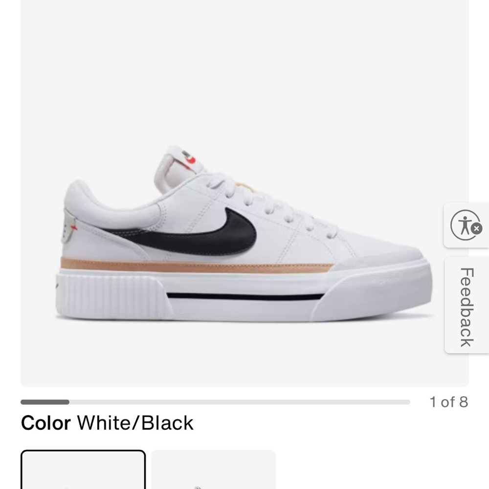 Nike Classic White and Black High-Tops